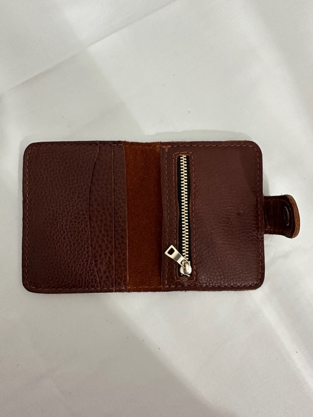 NEW Portland Leather Goods Mini Bifold Wallet in Mystery Brown Possibly Coldbrew - Picture 4 of 5